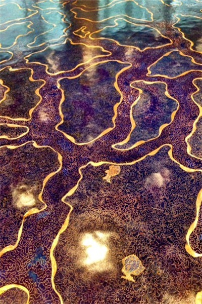 世界最大的琺瑯藝術地面亮相上海