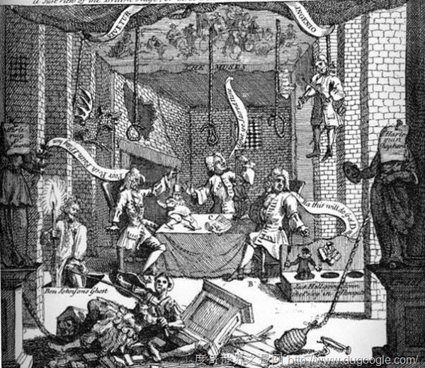 世界上最早的漫畫家，距今大約300年英國威廉賀加斯