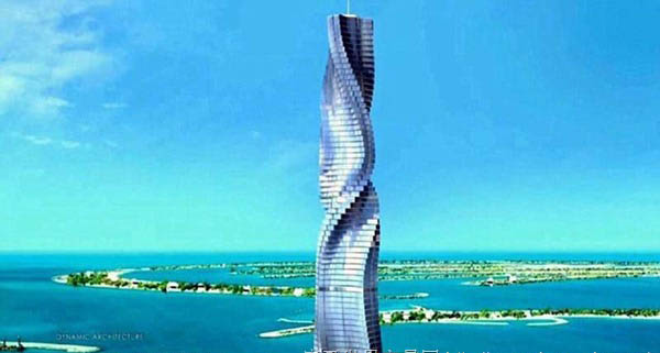 迪拜旋轉(zhuǎn)摩天大樓2020年建好 美輪美奐可360度觀景