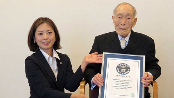 世界上最長壽的人 日本薩卡里桃井確認為活得最久的人